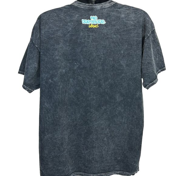 Logic I Raised Hell T Shirt Mens XXL Hip Hop Rapper God Lucifer No Pressure Gray - Picture 3 of 6